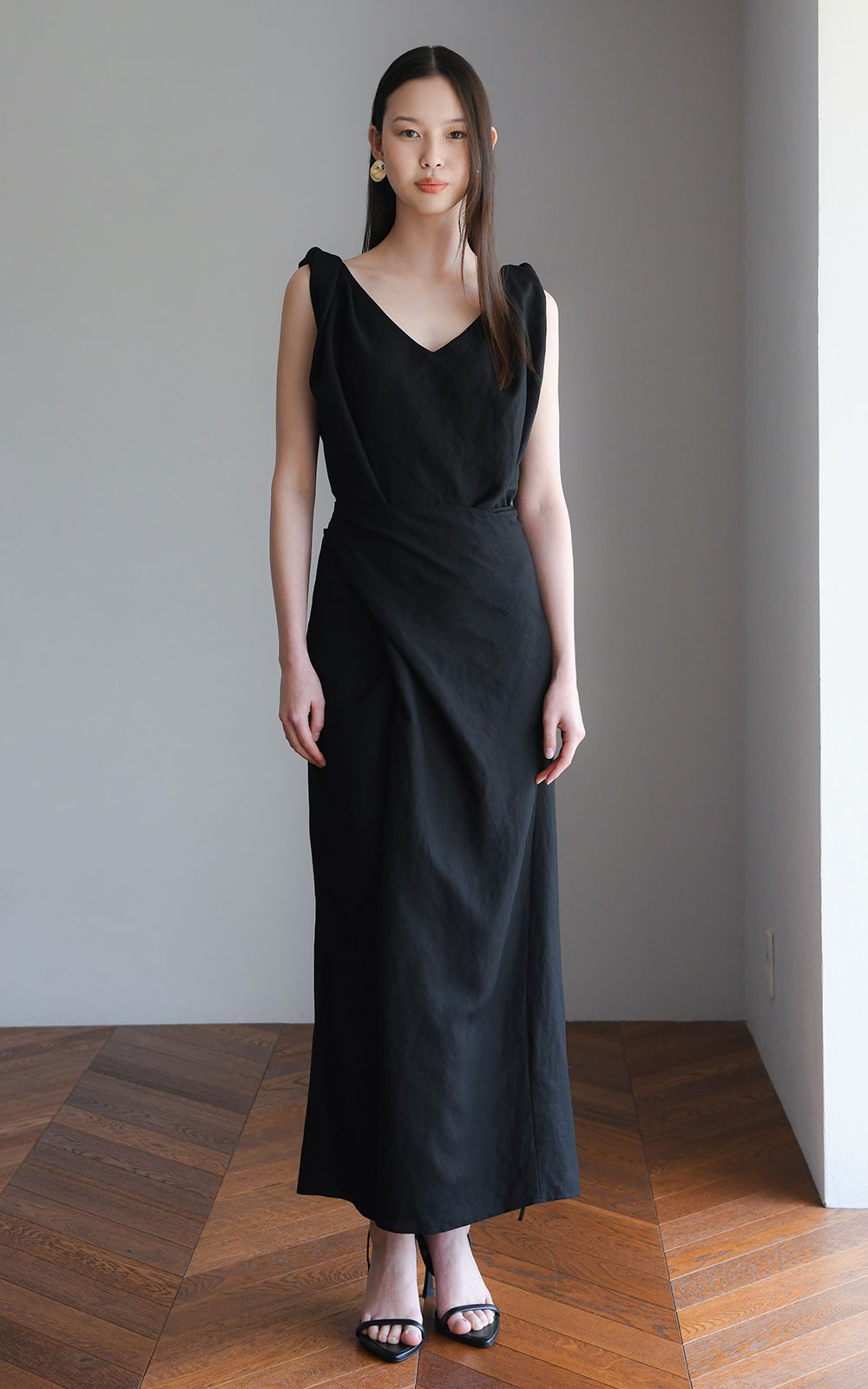 [1st Re-order]  Aida Dress _ Black